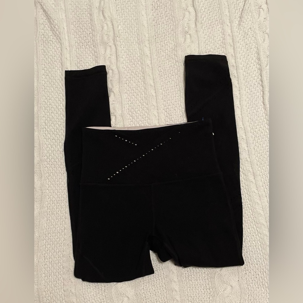 Athleta it’s a wrap Black 7/8 Leggings